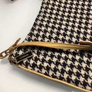 Coach houndstooth purse